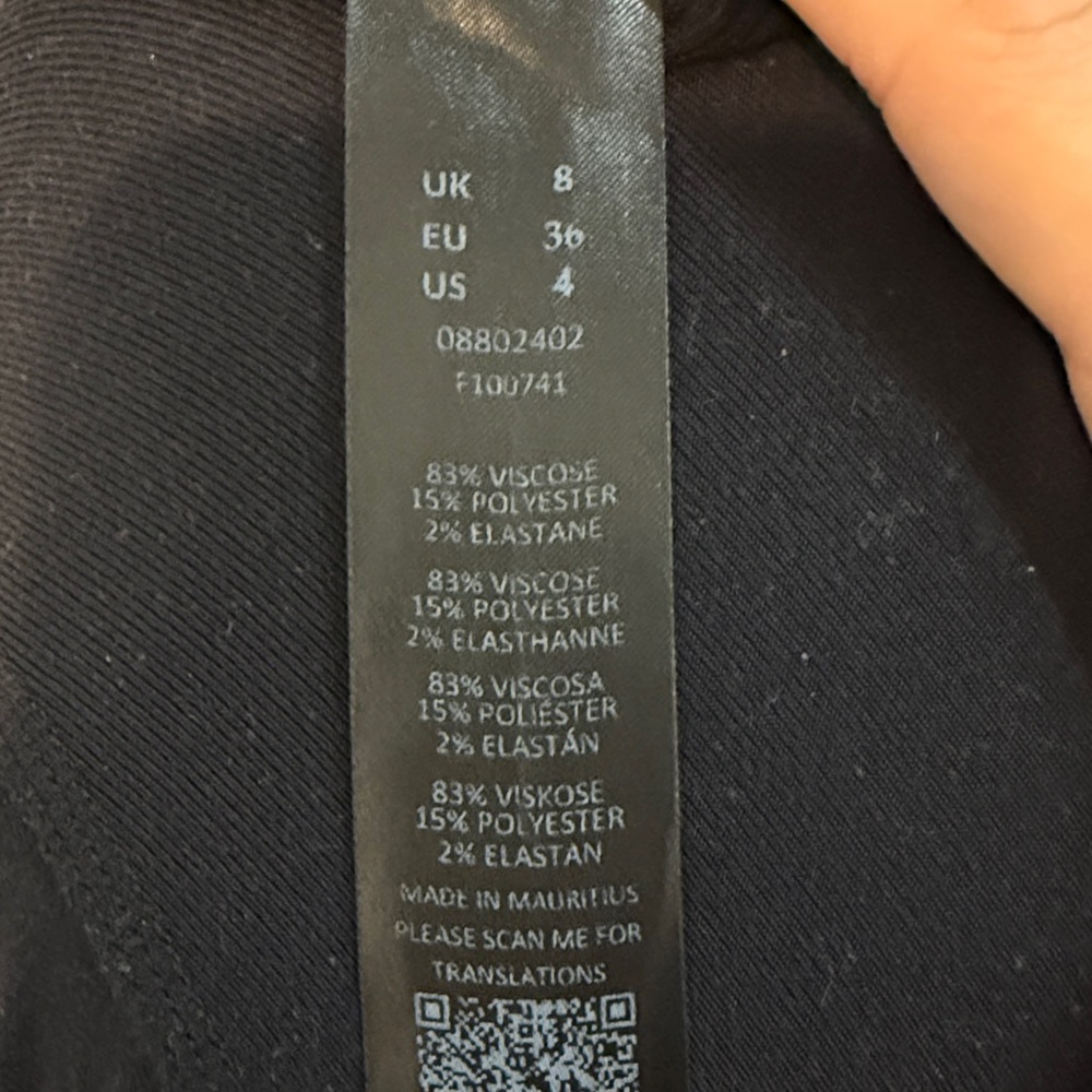 ASOS Black Wrap Top - Picture 2 of 3